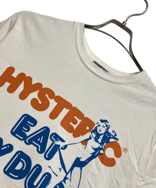 Hysteric Glamour（ヒステリックグラマー）Hysteric Glamour (ヒステリックグラマー) EAT MY DUST Tシャツ ホワイト サイズ:Mの古着・服飾アイテム