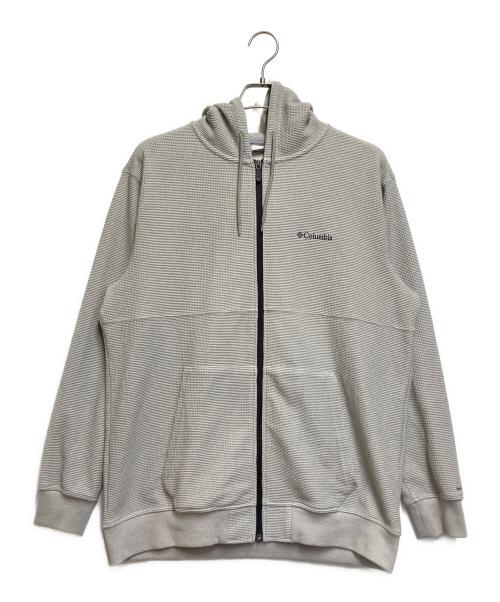 Columbia（コロンビア）Columbia (コロンビア) Walter Stream Full Zip Hoodie（ウォルター ストリーム フル ジップ フーディー）（ ライトグレー サイズ:XLの古着・服飾アイテム