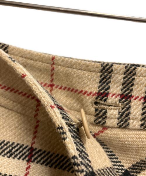 BURBERRY LONDON（バーバリーロンドン）BURBERRY LONDON (バーバリーロンドン) カシミヤ混ラップスカート ベージュ サイズ:40の古着・服飾アイテム