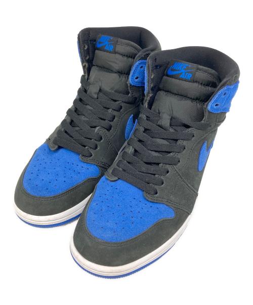 NIKE（ナイキ）NIKE (ナイキ) Air Jordan 1 Retro High OG（エアジョーダン1 レトロ ハイ OG） ブルー×ブラック サイズ:US 9の古着・服飾アイテム