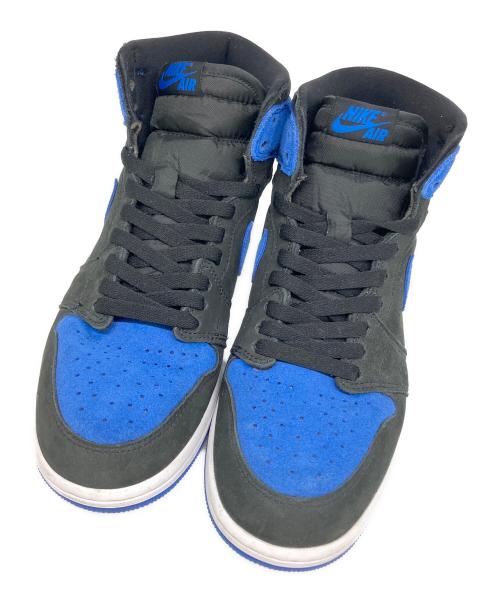 NIKE（ナイキ）NIKE (ナイキ) Air Jordan 1 Retro High OG（エアジョーダン1 レトロ ハイ OG） ブルー×ブラック サイズ:US 9の古着・服飾アイテム