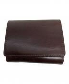 ITALYLEATHERイタリーレザー）の古着「3つ折り財布」｜ブラウン