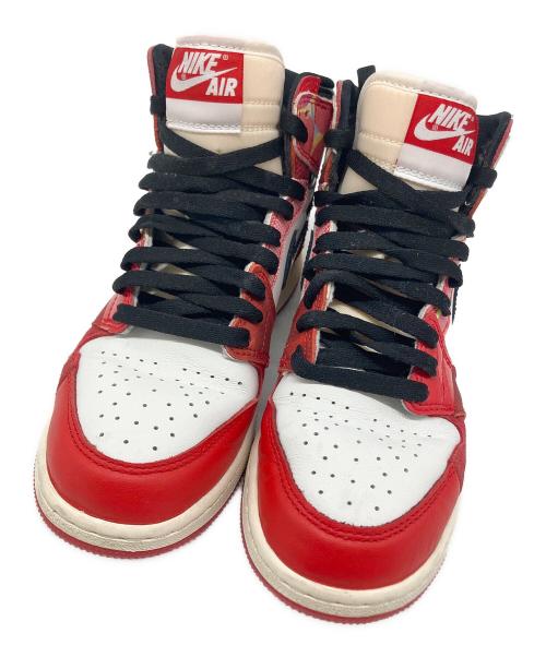 NIKE（ナイキ）NIKE (ナイキ) Spider-Man (スパイダーマン) Air Jordan 1 High OG SP（エアジョーダン1 ハイ OG SP） ホワイト×レッド サイズ:US 5Yの古着・服飾アイテム
