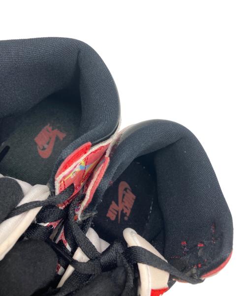 NIKE（ナイキ）NIKE (ナイキ) Spider-Man (スパイダーマン) Air Jordan 1 High OG SP（エアジョーダン1 ハイ OG SP） ホワイト×レッド サイズ:US 5Yの古着・服飾アイテム