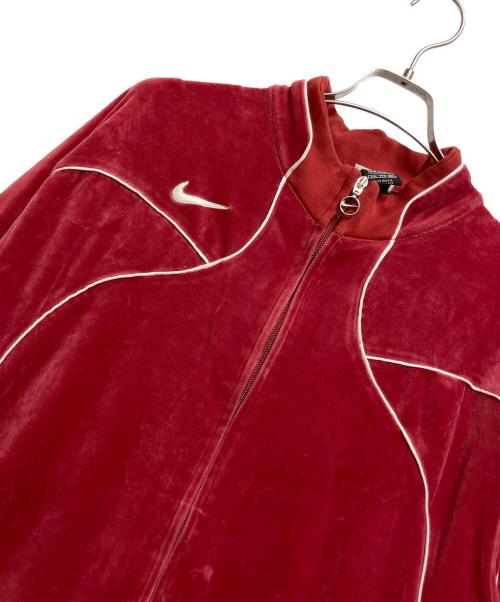 NIKE（ナイキ）NIKE (ナイキ) ベロアジャージ レッド サイズ:XXLの古着・服飾アイテム