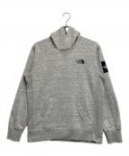 THE NORTH FACEザ ノース フェイス）の古着「スクエアロゴフーディー」｜グレー