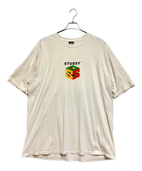 stussy（ステューシー）stussy (ステューシー) 半袖カットソー ホワイト サイズ:XLの古着・服飾アイテム