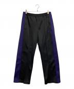 Needlesニードルズ）の古着「トラックパンツ」｜ブラック×パープル