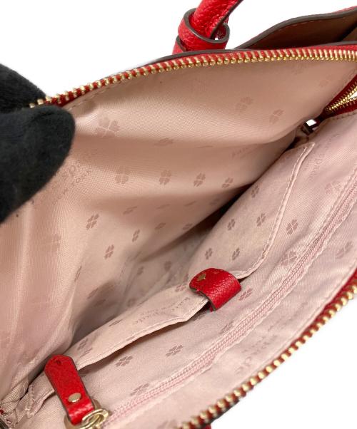 Kate Spade（ケイトスペード）Kate Spade (ケイトスペード) 2WAYバッグ レッドの古着・服飾アイテム