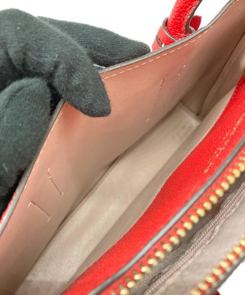 Kate Spade（ケイトスペード）Kate Spade (ケイトスペード) 2WAYバッグ レッドの古着・服飾アイテム