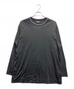 EMPORIO ARMANIエンポリオアルマーニ）の古着「長袖カットソー」｜ブラック