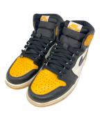 NIKEナイキ）の古着「Air Jordan 1 Retro High OG（エアジョーダン1 レトロ ハイ OG）」｜イエロー×ブラック