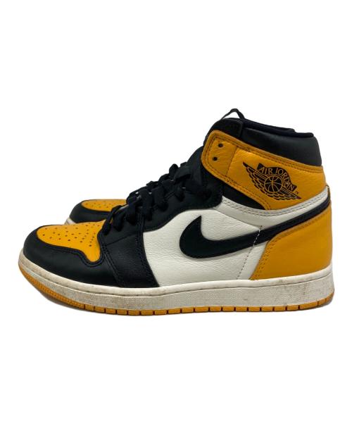 NIKE（ナイキ）NIKE (ナイキ) Air Jordan 1 Retro High OG（エアジョーダン1 レトロ ハイ OG） イエロー×ブラック サイズ:US 9の古着・服飾アイテム