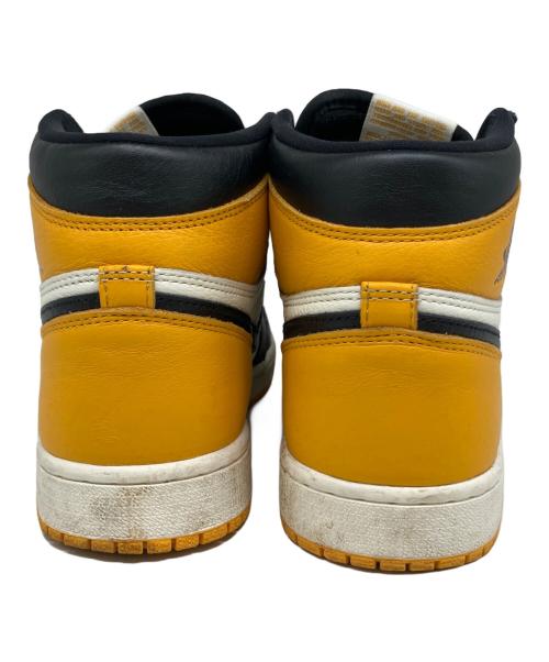 NIKE（ナイキ）NIKE (ナイキ) Air Jordan 1 Retro High OG（エアジョーダン1 レトロ ハイ OG） イエロー×ブラック サイズ:US 9の古着・服飾アイテム