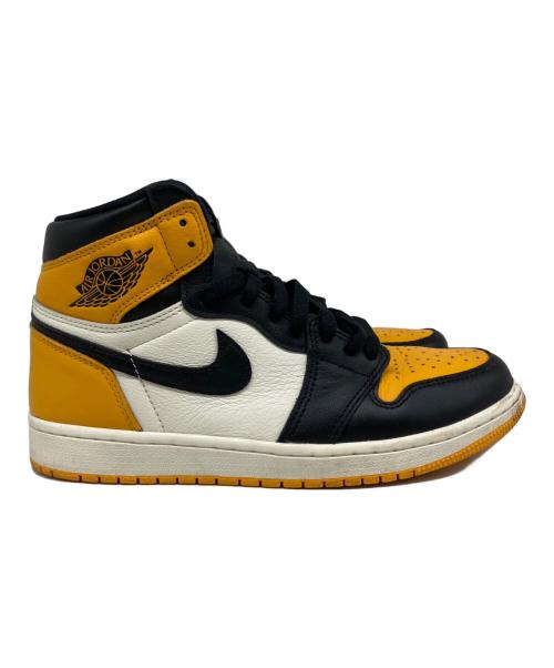 NIKE（ナイキ）NIKE (ナイキ) Air Jordan 1 Retro High OG（エアジョーダン1 レトロ ハイ OG） イエロー×ブラック サイズ:US 9の古着・服飾アイテム