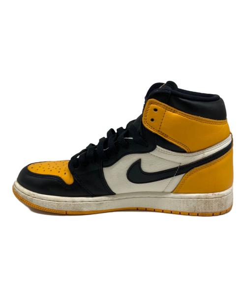 NIKE（ナイキ）NIKE (ナイキ) Air Jordan 1 Retro High OG（エアジョーダン1 レトロ ハイ OG） イエロー×ブラック サイズ:US 9の古着・服飾アイテム