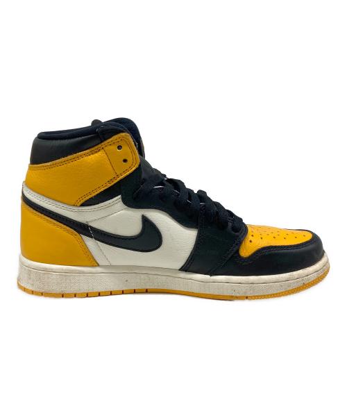 NIKE（ナイキ）NIKE (ナイキ) Air Jordan 1 Retro High OG（エアジョーダン1 レトロ ハイ OG） イエロー×ブラック サイズ:US 9の古着・服飾アイテム
