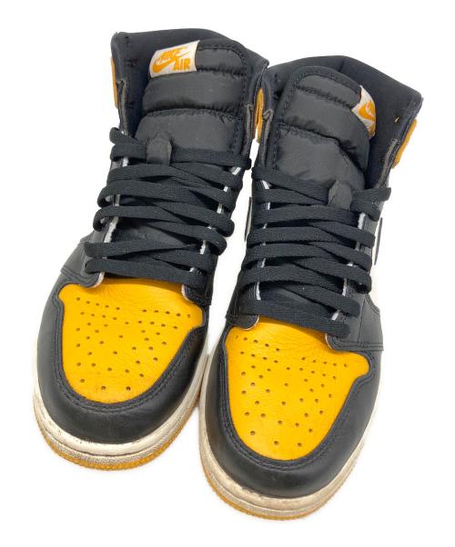 NIKE（ナイキ）NIKE (ナイキ) Air Jordan 1 Retro High OG（エアジョーダン1 レトロ ハイ OG） イエロー×ブラック サイズ:US 9の古着・服飾アイテム