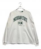 Championチャンピオン）の古着「ティーテンイレブン ロングスリーブTシャツ」｜ホワイト