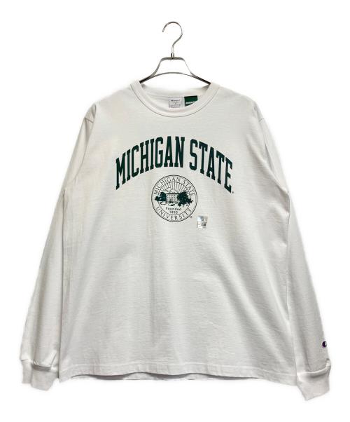 Champion（チャンピオン）Champion (チャンピオン) ティーテンイレブン ロングスリーブTシャツ ホワイト サイズ:CA M / FR M / JPN L / EU Mの古着・服飾アイテム