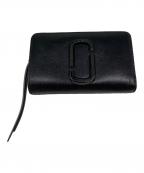 MARC JACOBSマークジェイコブズ）の古着「ザ スナップショット DTM コンパクト ウォレット」｜ブラック