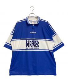 adidas×BERAVER（アディダス×ブレイヴァー）の古着「半袖カットソー」｜ブルー×ホワイト