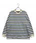 JOURNAL STANDARD relume（ジャーナルスタンダード レリューム）の古着「別注 ヘビーオンスボーダー ロングスリーブTシャツ」｜ホワイト×ブルー