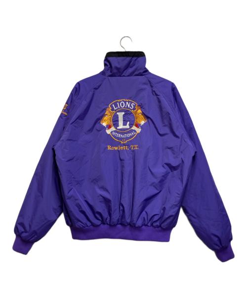 Tri Mountain（トライマウンテン）Tri Mountain (トライマウンテン) ナイロンジャケット パープル サイズ:Ｌの古着・服飾アイテム