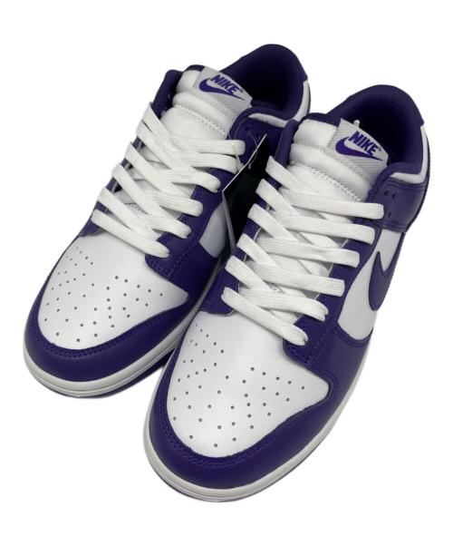 NIKE（ナイキ）NIKE (ナイキ) Dunk Low Retro（ダンク ロー レトロ） ホワイト×パープル サイズ:US 9.5の古着・服飾アイテム
