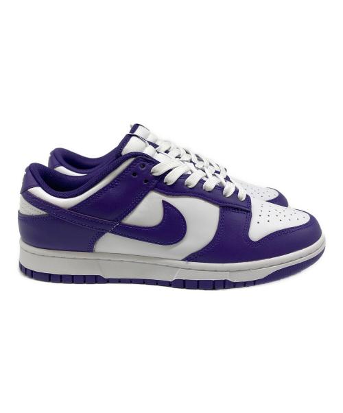 NIKE（ナイキ）NIKE (ナイキ) Dunk Low Retro（ダンク ロー レトロ） ホワイト×パープル サイズ:US 9.5の古着・服飾アイテム