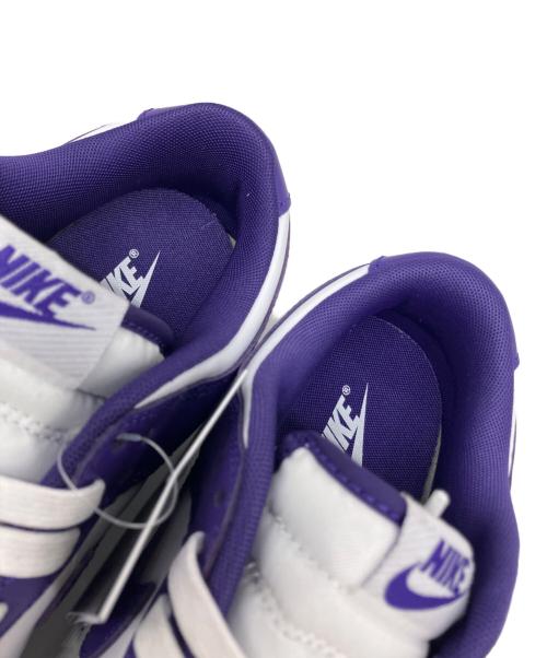 NIKE（ナイキ）NIKE (ナイキ) Dunk Low Retro（ダンク ロー レトロ） ホワイト×パープル サイズ:US 9.5の古着・服飾アイテム