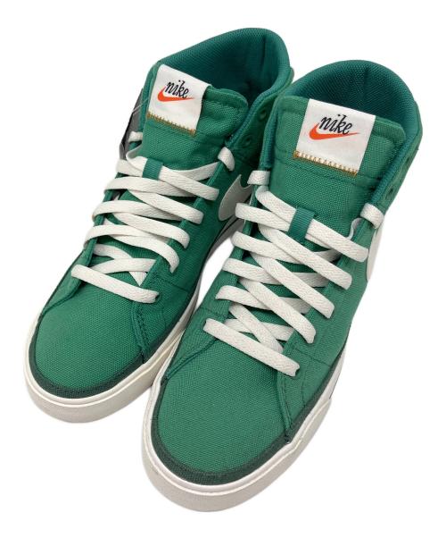 NIKE（ナイキ）NIKE (ナイキ) ハイカットスニーカー グリーン×ホワイト サイズ:SIZE 27.5の古着・服飾アイテム