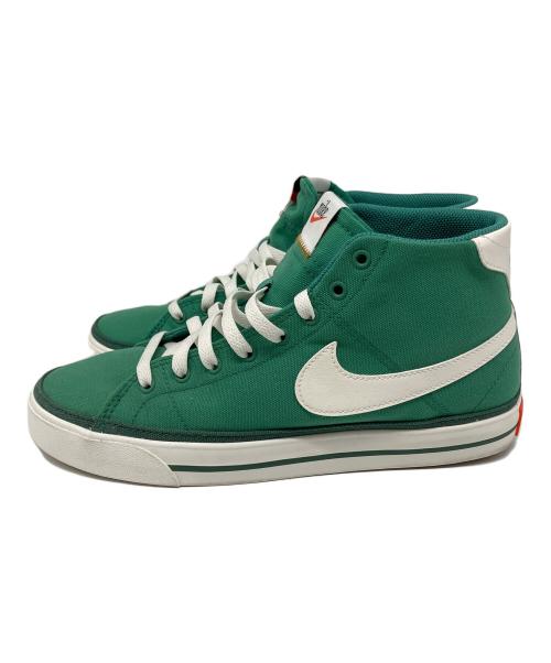NIKE（ナイキ）NIKE (ナイキ) ハイカットスニーカー グリーン×ホワイト サイズ:SIZE 27.5の古着・服飾アイテム