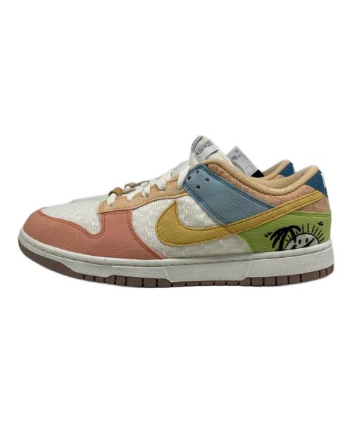 NIKE（ナイキ）NIKE (ナイキ) Women's Dunk Low Sun Club（ウィメンズ ダンク ロー サンクラブ） ホワイト×ベージュ サイズ:US 11の古着・服飾アイテム