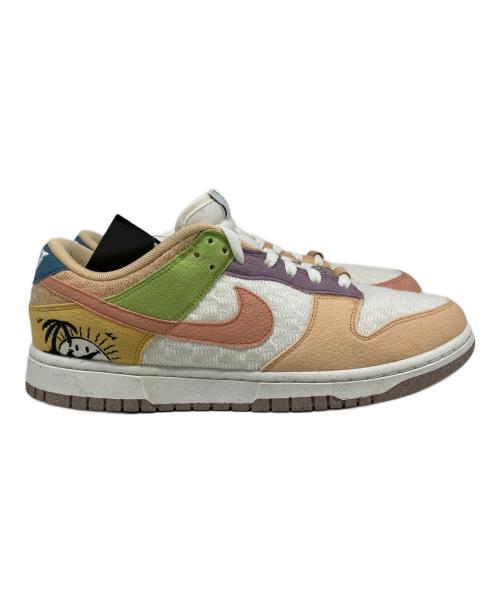 NIKE（ナイキ）NIKE (ナイキ) Women's Dunk Low Sun Club（ウィメンズ ダンク ロー サンクラブ） ホワイト×ベージュ サイズ:US 11の古着・服飾アイテム