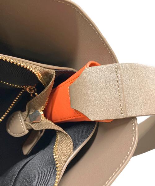 EPOR（エポール）EPOR (エポール) ショルダーバッグ ベージュ×オレンジの古着・服飾アイテム