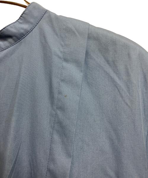 RAY BEAMS（レイ ビームス）RAY BEAMS (レイ ビームス) リーツ キリカエ バンドカラー ワンピース ブルー サイズ:FREEの古着・服飾アイテム