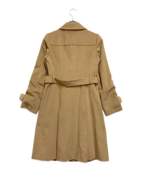 BURBERRY LONDON（バーバリーロンドン）BURBERRY LONDON (バーバリーロンドン) アンゴラ混コート ブラウン サイズ:38の古着・服飾アイテム