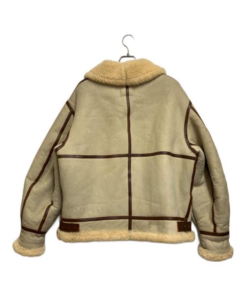 AVIREX（アヴィレックス）AVIREX (アヴィレックス) B-3ムートンフライトジャケット ベージュ サイズ:42の古着・服飾アイテム