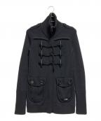 BURBERRY LONDONバーバリーロンドン）の古着「ニットジャケット」｜ブラック