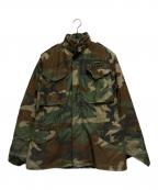 US ARMYユーエスアーミー）の古着「80’s Woodland camouflage field jacket（ウッドランド カモフラ フィールド ジャケット）」｜グリーン