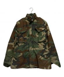 US ARMY（ユーエスアーミー）の古着「80’s Woodland camouflage field jacket（ウッドランド カモフラ フィールド ジャケット）」｜グリーン
