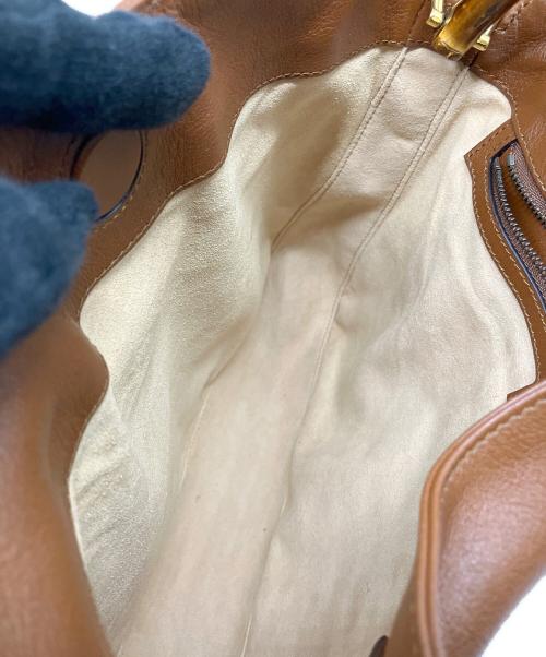 GUCCI（グッチ）GUCCI (グッチ) バンブー ダイアナ ミディアム ショルダーバック ブラウンの古着・服飾アイテム