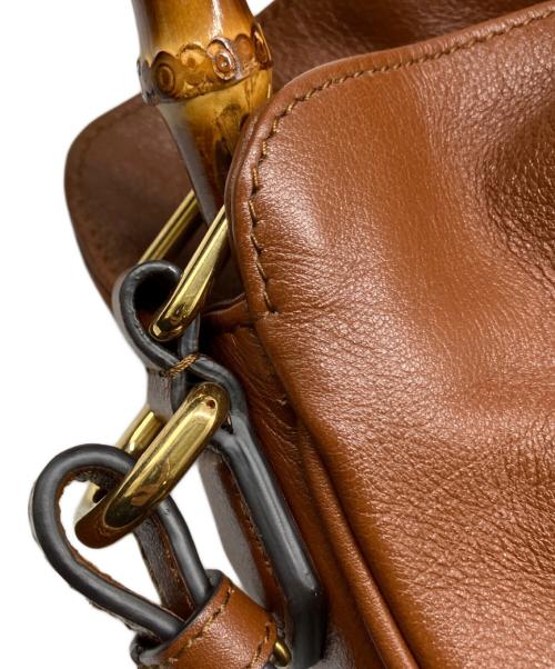 GUCCI（グッチ）GUCCI (グッチ) バンブー ダイアナ ミディアム ショルダーバック ブラウンの古着・服飾アイテム