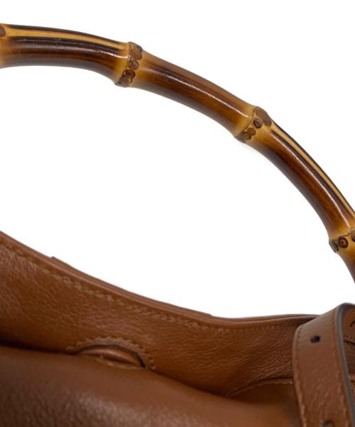 GUCCI（グッチ）GUCCI (グッチ) バンブー ダイアナ ミディアム ショルダーバック ブラウンの古着・服飾アイテム