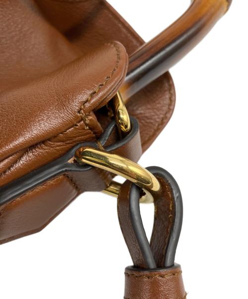 GUCCI（グッチ）GUCCI (グッチ) バンブー ダイアナ ミディアム ショルダーバック ブラウンの古着・服飾アイテム