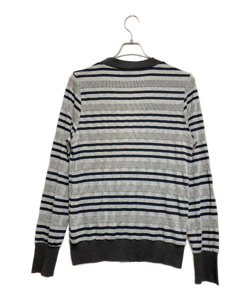 Vivienne Westwood（ヴィヴィアンウエストウッド）Vivienne Westwood (ヴィヴィアンウエストウッド) 薄手ニットカーディガン グレー サイズ:44の古着・服飾アイテム