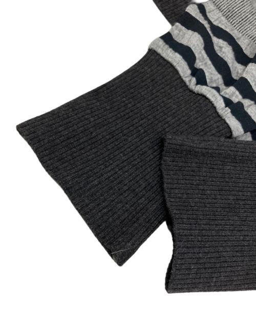 Vivienne Westwood（ヴィヴィアンウエストウッド）Vivienne Westwood (ヴィヴィアンウエストウッド) 薄手ニットカーディガン グレー サイズ:44の古着・服飾アイテム