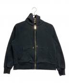 BURBERRYバーバリー）の古着「インサイドノヴァチェックフーディージップパーカー」｜ブラック