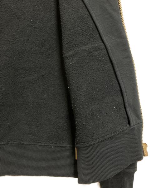 BURBERRY（バーバリー）BURBERRY (バーバリー) インサイドノヴァチェックフーディージップパーカー ブラック サイズ:Mの古着・服飾アイテム